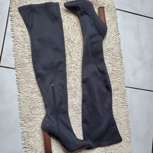 Boohoo thigh high boots